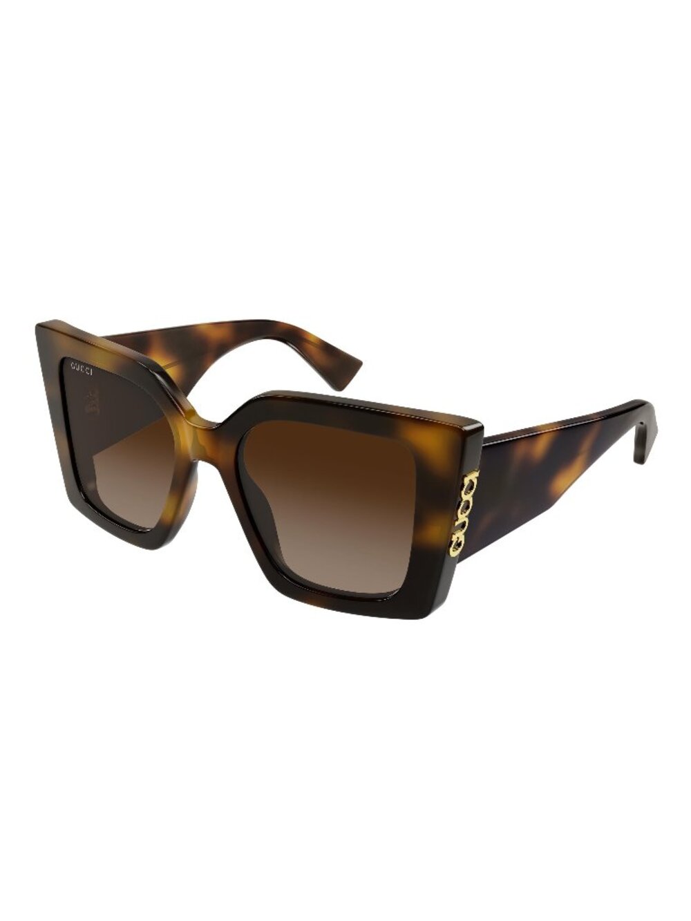 New Gucci Women's Sunglasses Havana Brown Lens Acetate Frame GG2039S 002 51